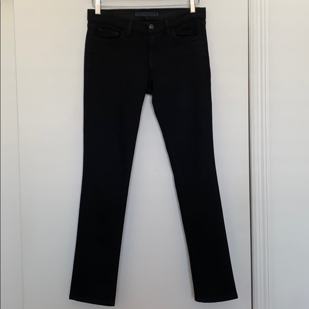 J Brand black petite pencil leg jeans